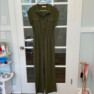 Olive Green Jumpsuit
